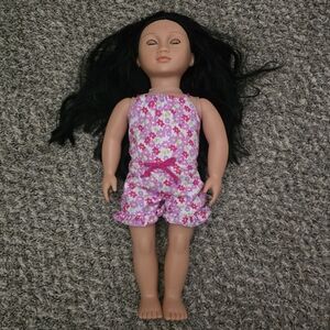 Our Generation Girl 18" With Flower Romper